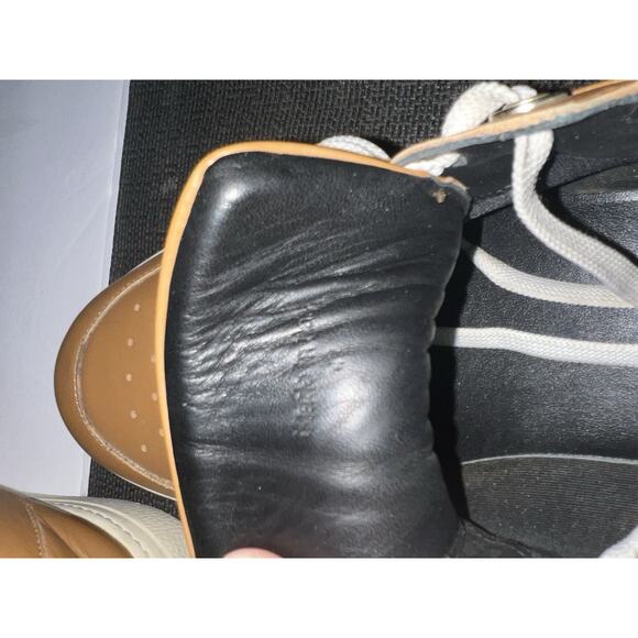 MCM Lo Sneakers in Visetos Large MCM Print canvas Tan Leather Size 43 - Picture 8 of 8